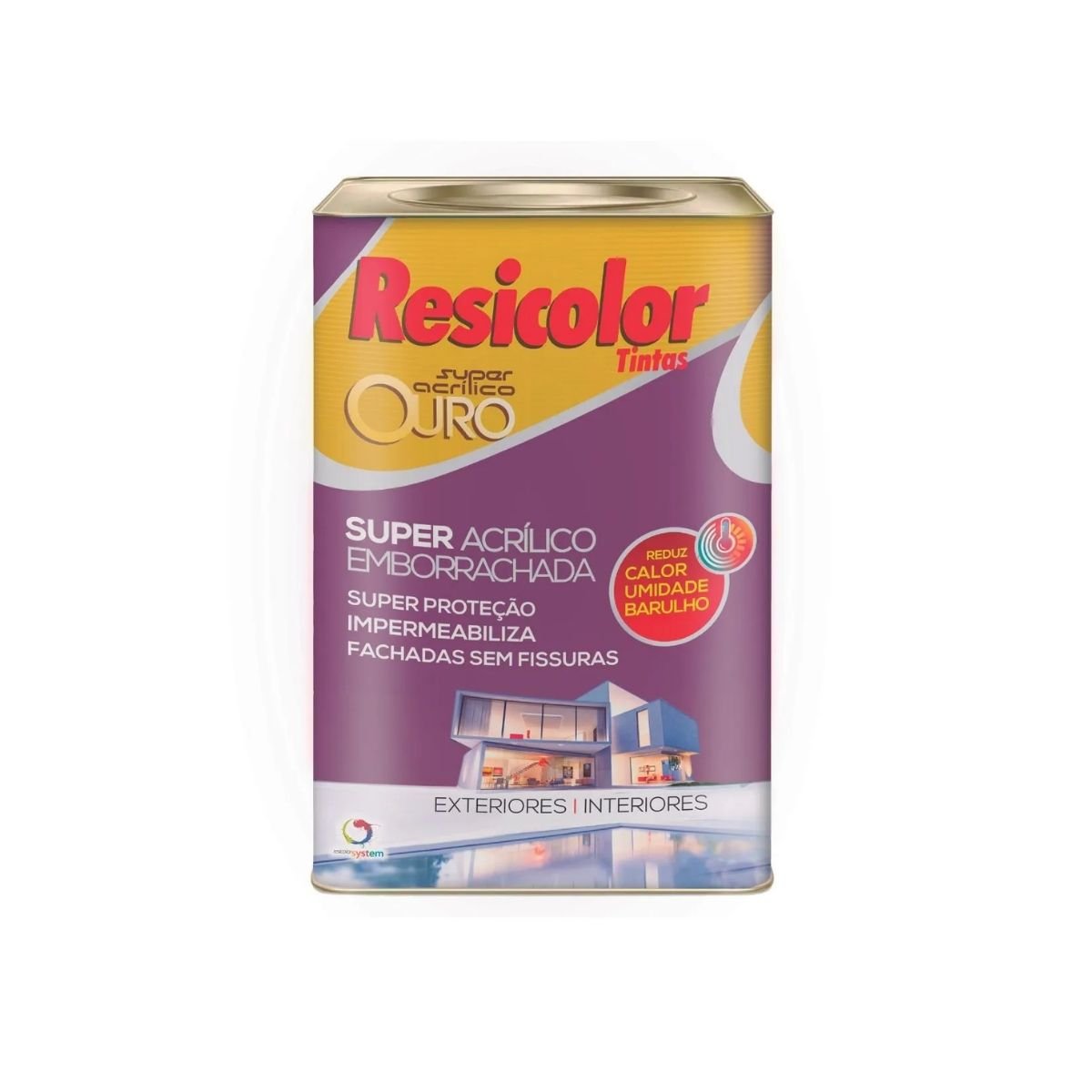 Base Clara Emborrachada Ouro 16,2L | Resicolor