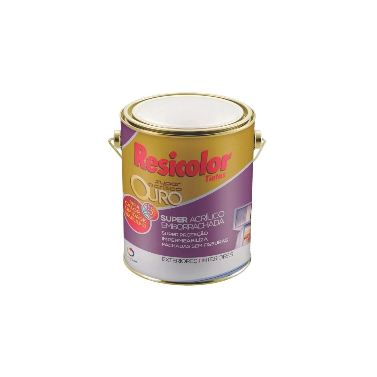 Base Clara Emborrachada Ouro 3,24L Resicolor