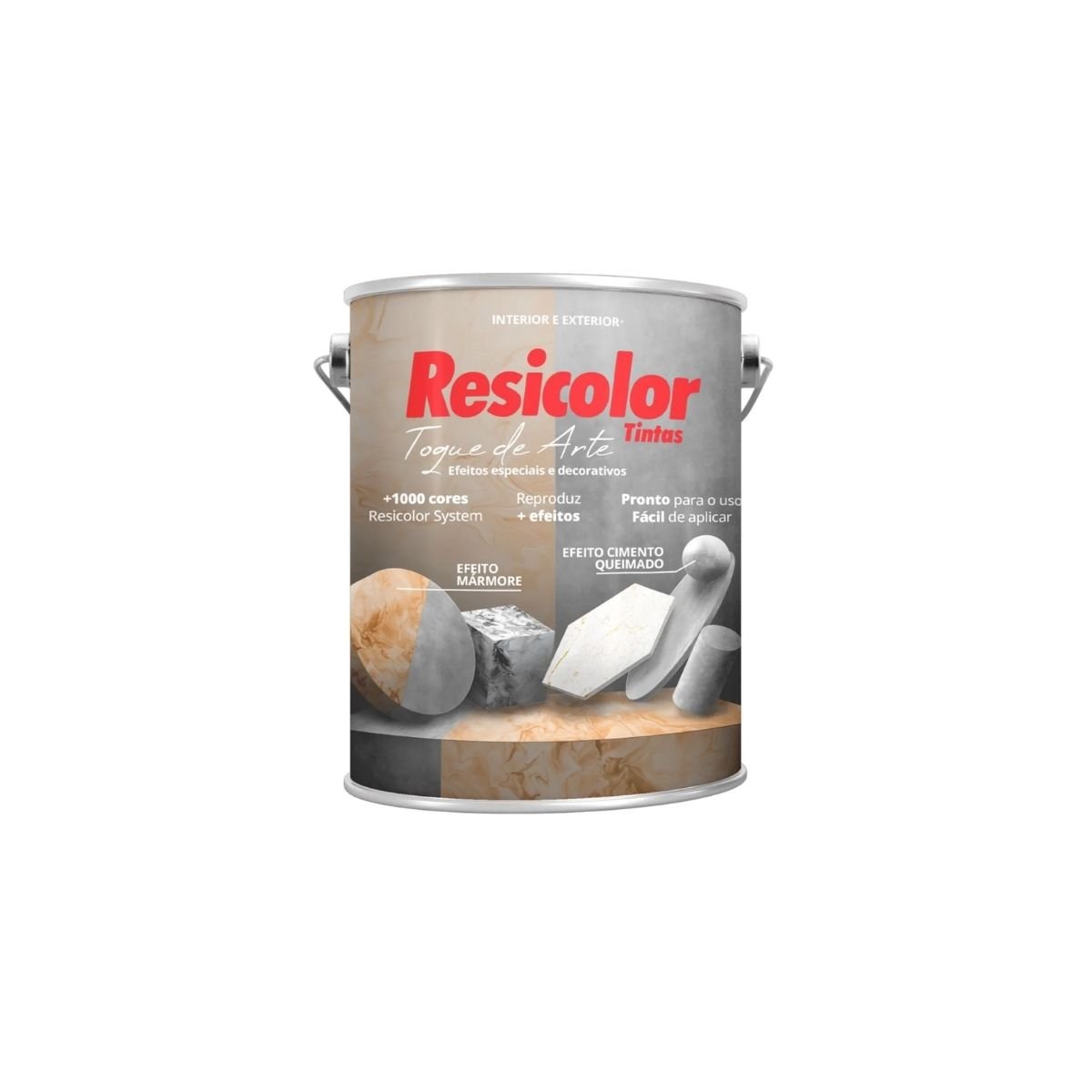 Base / Textura Efeito Mármore 4kg Resicolor