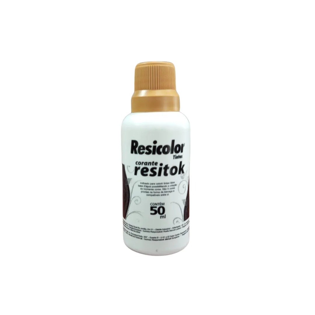 Corante Resitok Ocre 50ml | Resicolor
