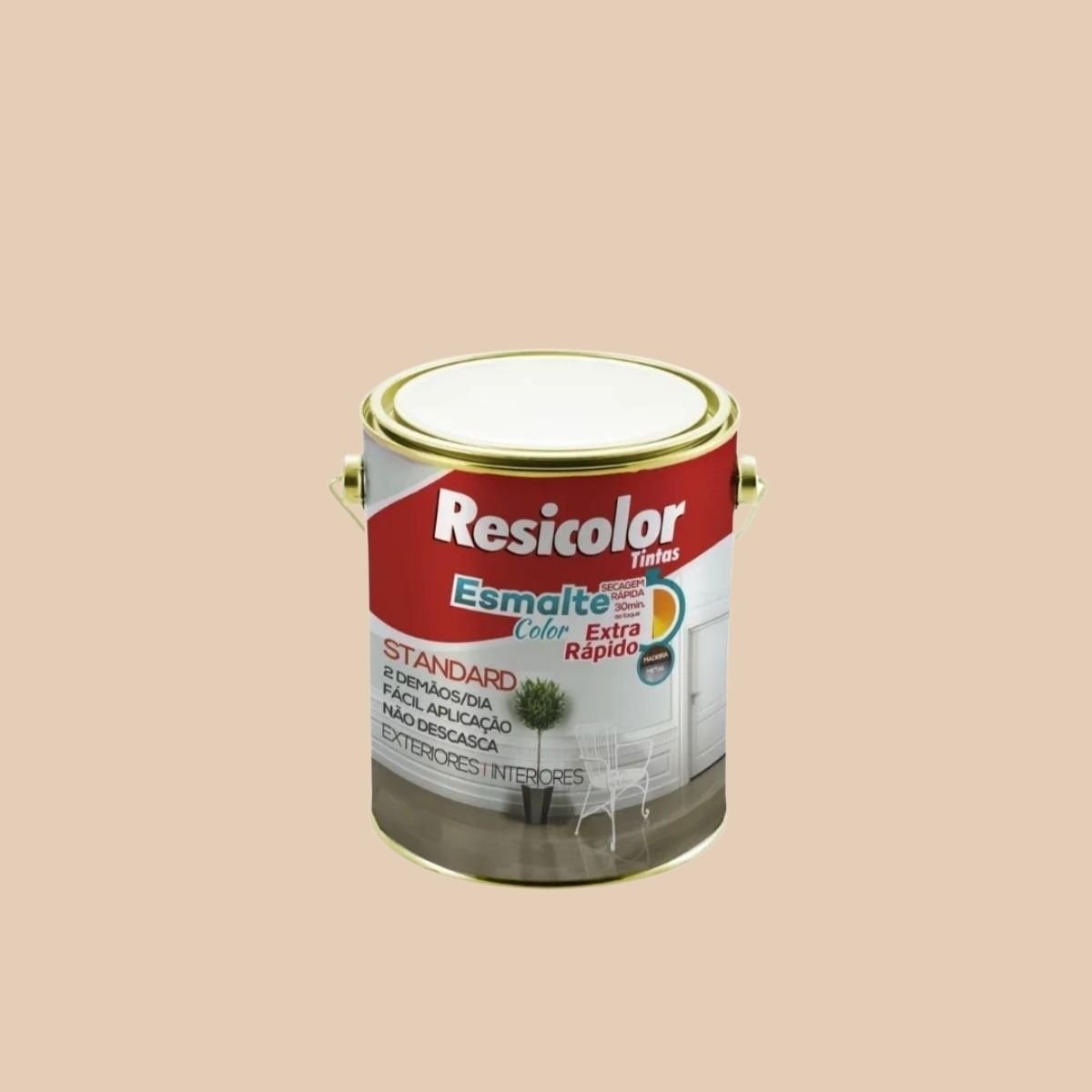 Esmalte Color Extra-Rápido Areia 3,6l | Resicolor