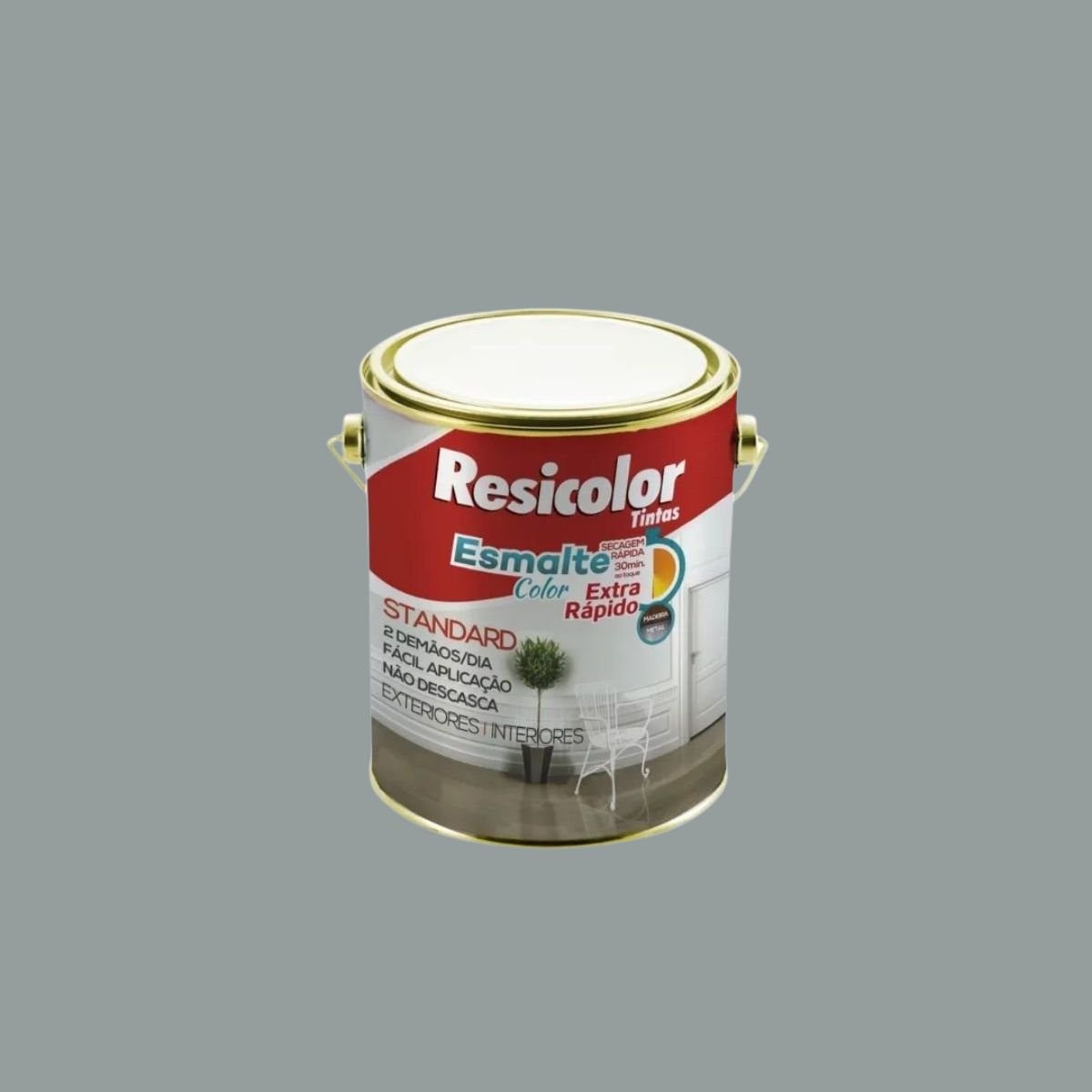 Esmalte Color Extra-rápido Cinza Claro 3,6l | Resicolor