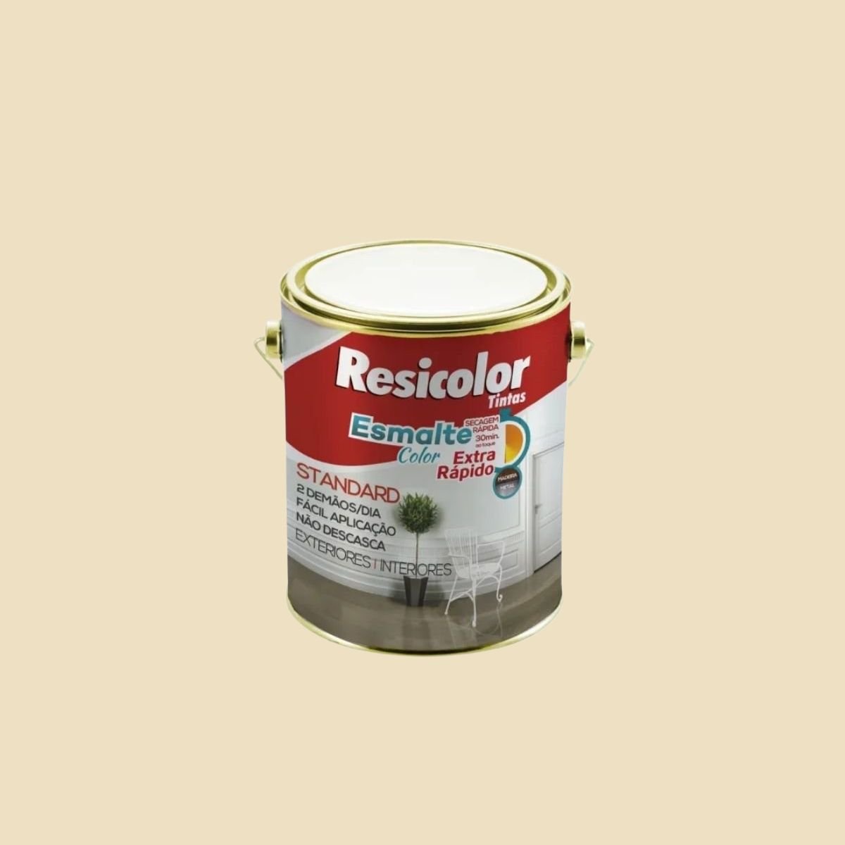 Esmalte Color Extra-rápido Marfim Real 900ml | Resicolor