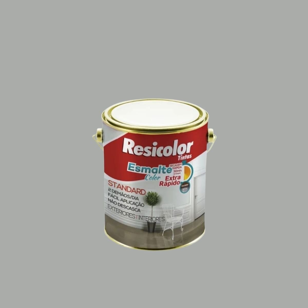 Esmalte Color Extra-Rápido Platina 3,6l | Resicolor