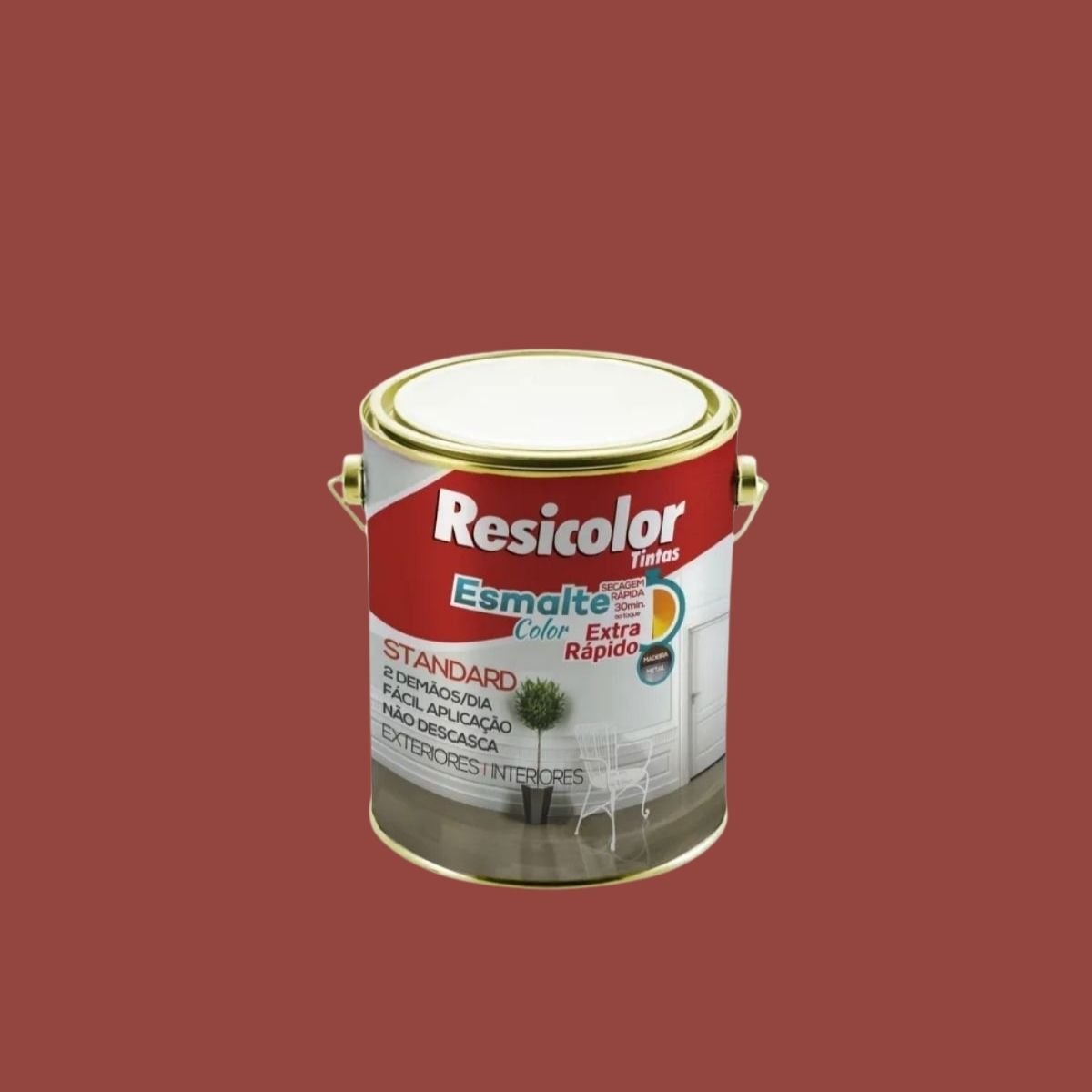 Esmalte Color Extra-Rápido Vermelho 3,6l | Resicolor