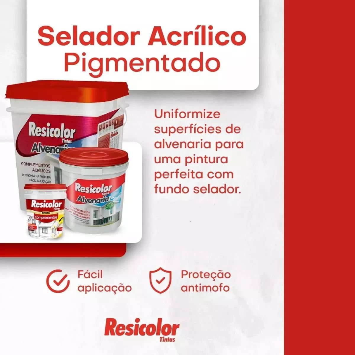 Massa Corrida Pva 25KG | Resicolor
