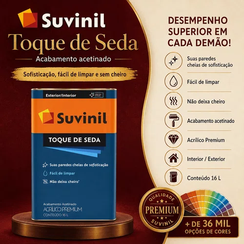 Acrílico Base A2 Toque Seda 16L | Suvinil