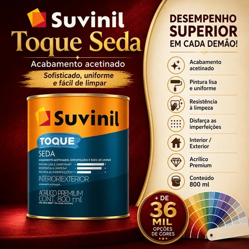 Acrílico Base A2 Toque Seda 800ml | Suvinil