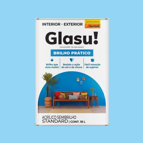Acrílico Brilho Prático Céu Claro 18L | Glasu
