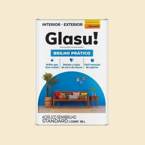 Acrílico Brilho Prático Pérola 18L | Glasu
