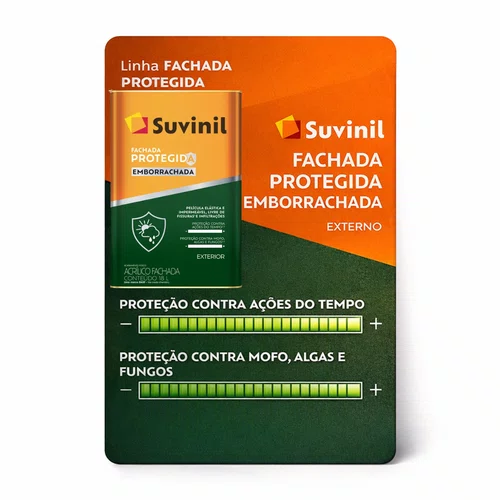 Acrílico Fachada Protegida Emborrachada Branco 18l | Suvinil