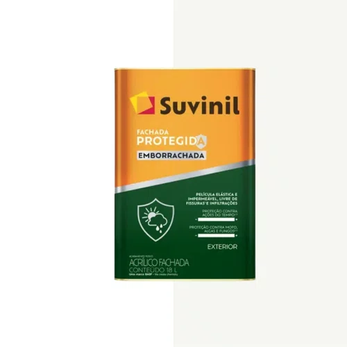 Acrílico Fachada Protegida Emborrachada Branco 18l | Suvinil