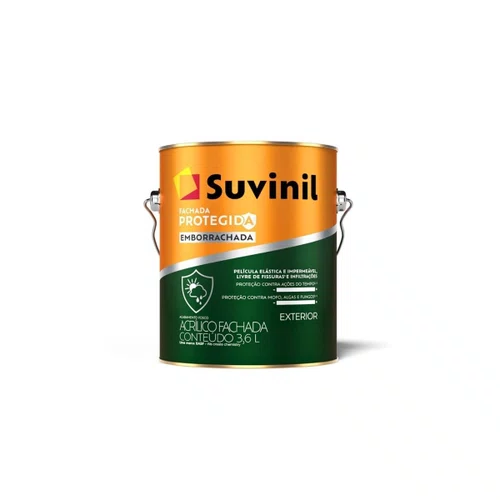 Acrílico Fachada Protegida Emborrachada Branco 3,6l |Suvinil
