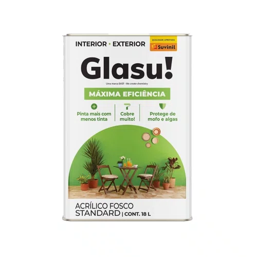 Acrílico Fosco Máxima Eficiência Rosa Mineral 18L | Glasu