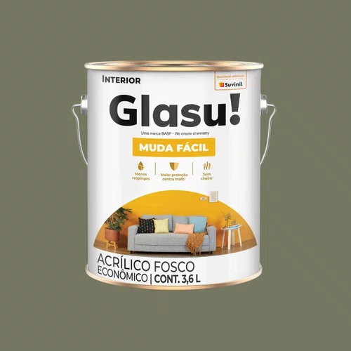 Acrílico Fosco Muda Fácil 3,6L Cacto Mandacaru | Glasu