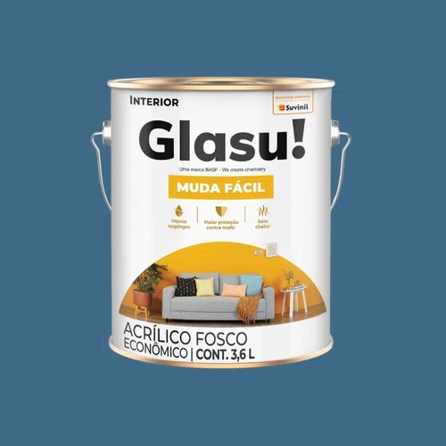 Acrílico Fosco Muda Fácil Maré Alta 3,6L | Glasu