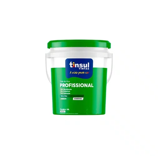 Acrílico Profissional Branco Fosco 18l Tinsul