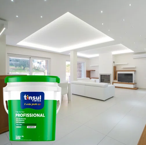 Acrílico Profissional Branco Fosco 18l Tinsul