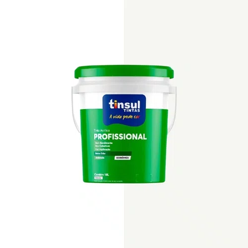 Acrílico Profissional Branco Fosco 18l Tinsul