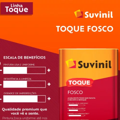 Acrílico Toque Fosco Branco Neve 18l | Suvinil