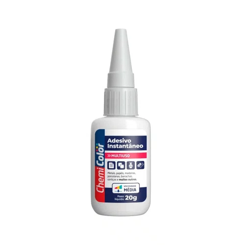 Adesivo Instantâneo Multiuso 20g | Chemicolor