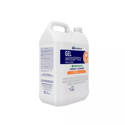 Álcool Gel Antisséptico 70% 5L | Quimidrol