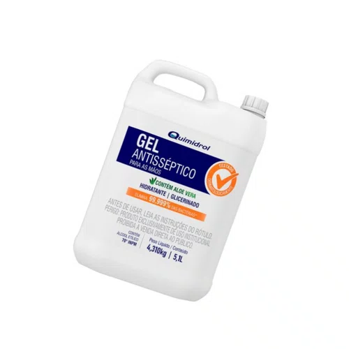 Álcool Gel Antisséptico 70% 5L | Quimidrol