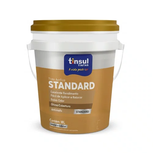 Base A Acrílico Standard Fosco 16,2L | Tinsul