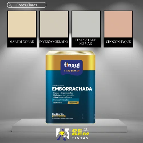 Base A Emborrachada Premium Fosca 16,2l Tinsul