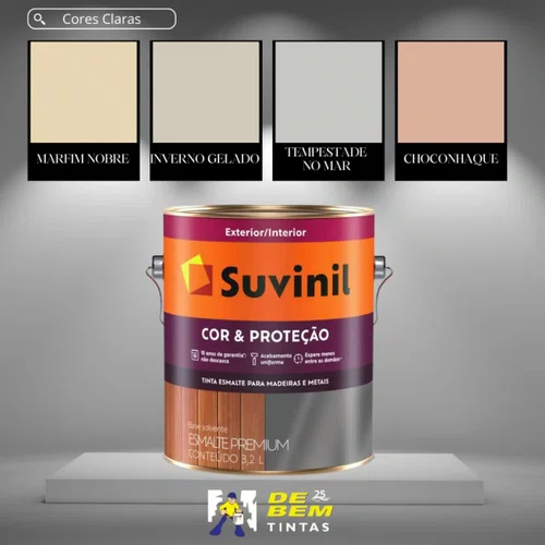 Base A2 Esmalte Cor & Proteção Acetinado 3,2l Suvinil