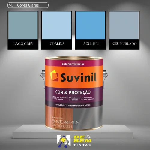 Base A2 Esmalte Cor & Proteção Acetinado 3,2l Suvinil