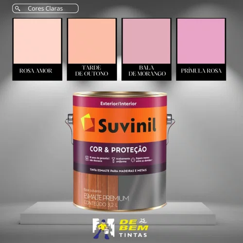 Base A2 Esmalte Cor & Proteção Brilhante 3,2l Suvinil