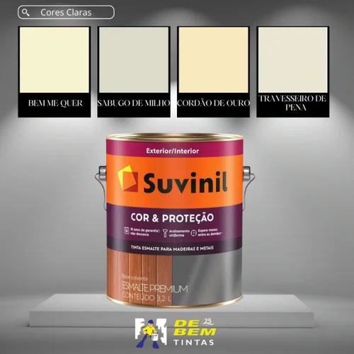 Base A2 Esmalte Cor & Proteção Brilhante 3,2l Suvinil