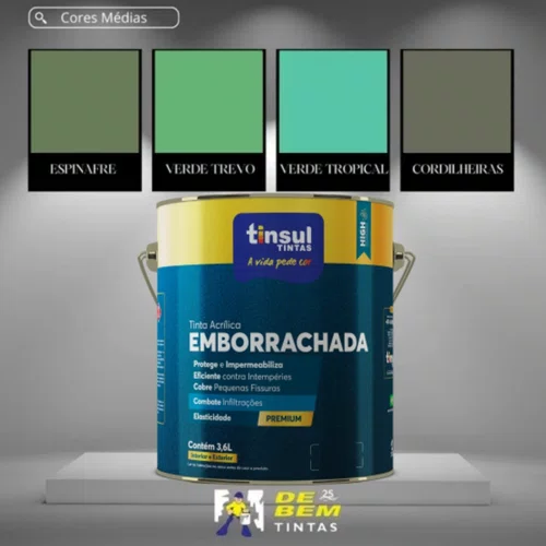 Base B Emborrachada Premium Fosca 3,2l Tinsul