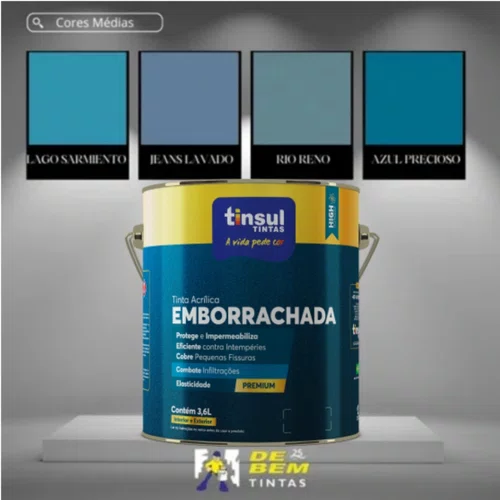 Base B Emborrachada Premium Fosca 3,2l Tinsul