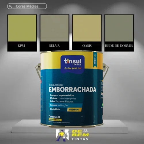 Base B Emborrachada Premium Fosca 3,2l Tinsul
