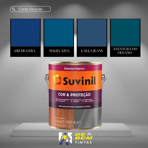 Base C2 Esmalte Cor & Proteção Acetinado 3,2l Suvinil
