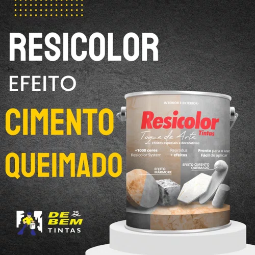 Base Cimento Queimado 4,5kg Resicolor