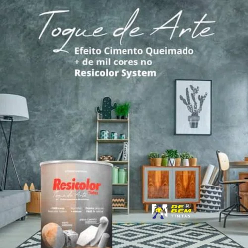 Base Cimento Queimado 4,5kg Resicolor