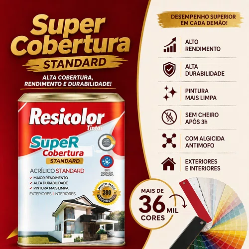Base Clara Super Cobertura (Standard) SB 16,2L | Resicolor