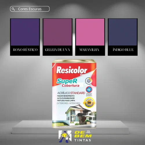 Base Escura Super Cobertura (Standard) Fosco 16,2L Resicolor