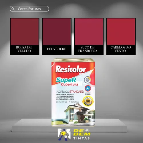 Base Escura Super Cobertura (Standard) Fosco 16,2L Resicolor