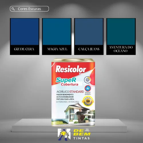 Base Escura Super Cobertura (Standard) Fosco 16,2L Resicolor