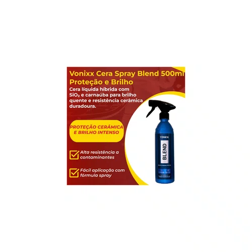 Blend Spray Wax Carnaúba e Sílica 500ml | Vonixx