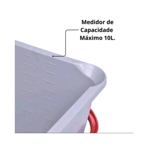 Caçamba Pintura Plástica para Tinta 10lts Roma