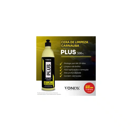 Cera Carnaúba Plus 500ml Vonixx
