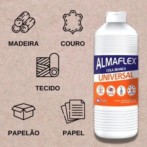Cola Branca Extra Universal 0,5 kg | Almaflex