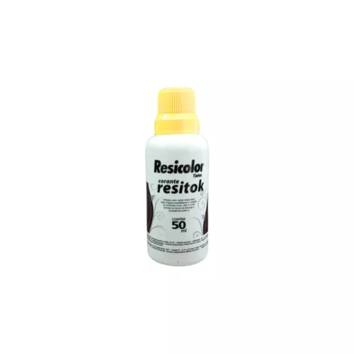 Corante Resitok Amarelo 50ml | Resicolor