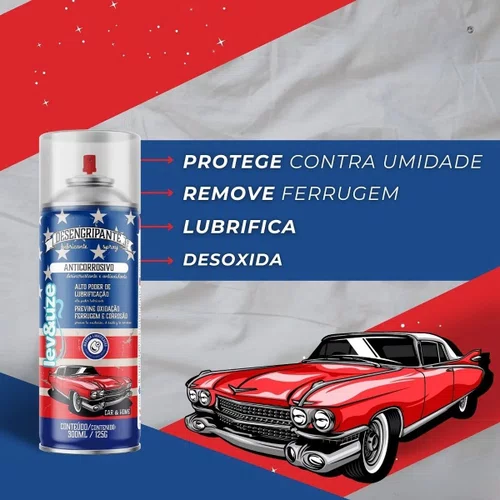 Desengripante e Anticorrosivo 300ml/125g | Lev&Uze