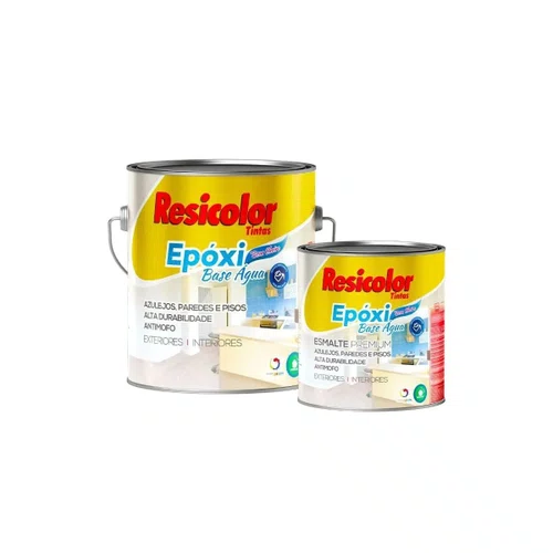Epóxi Base Água Branco Acetinado 900ml | Resicolor